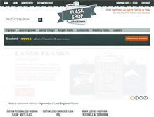 Tablet Screenshot of flaskshop.com